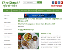 Tablet Screenshot of chezshuchi.com